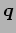 $ {\bm q}$